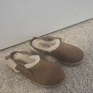 OshKosh Brown Suede Slip-On Kids Shoes
